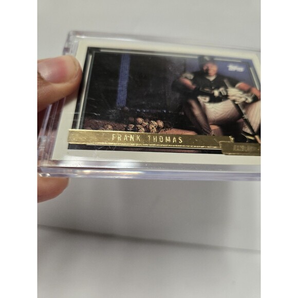 1992 Topps - Gold #555 Frank Thomas - Picture 3 of 7